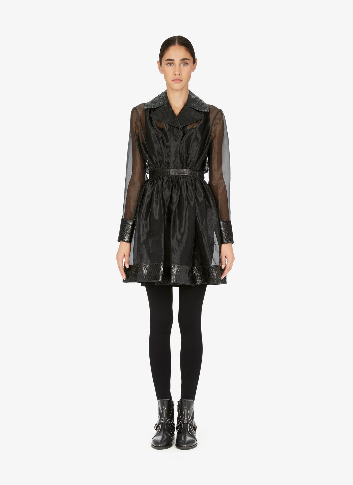 Alaïa Edition 1990 Organza And Python Wrap-Effect Dress
 ALAÏA  ALAÏA EDITION 1990 ORGANZA AND PYTHON WRAP-EFFECT DRESS